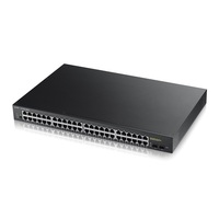 ZyXEL GS1900-48HP 48port GbE LAN PoE (170W) smart menedzselhető switch