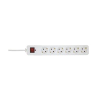 Somogyi NVT 06K/WH 6 aljzat 1,5méter 3x1,5mm2 túlfeszültség védett elosztó