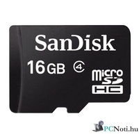 Sandisk 16GB SD micro (SDHC Class 4) memória kártya
