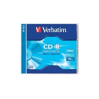 VERBATIM CDV8040 CD-R 90min normál tokos CD lemez